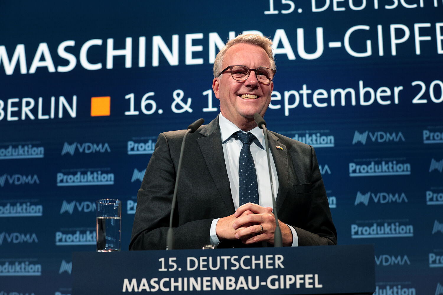 Foto vom 15. Deutschen Maschinenbau-Gipfel 2025 in Berlin - Morten Bødskov