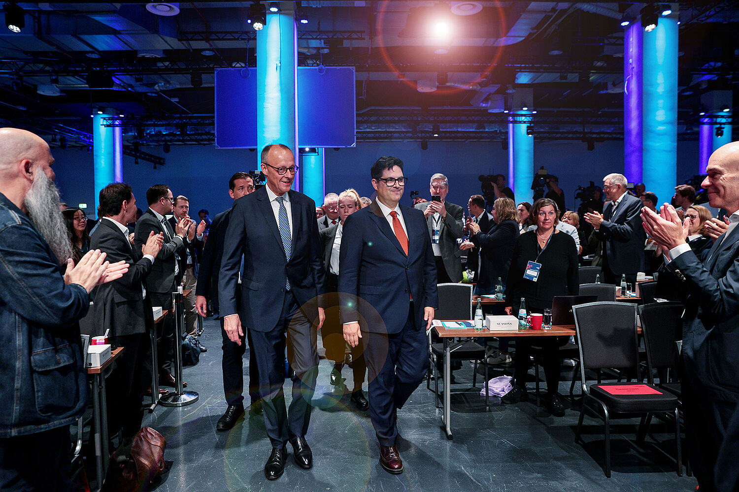 Foto vom 15. Deutschen Maschinenbau-Gipfel 2025 in Berlin - Kanzler kommt
