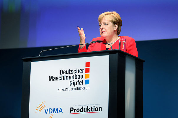 Angela Merkel 11. Deutscher Maschinenbau-Gipfel