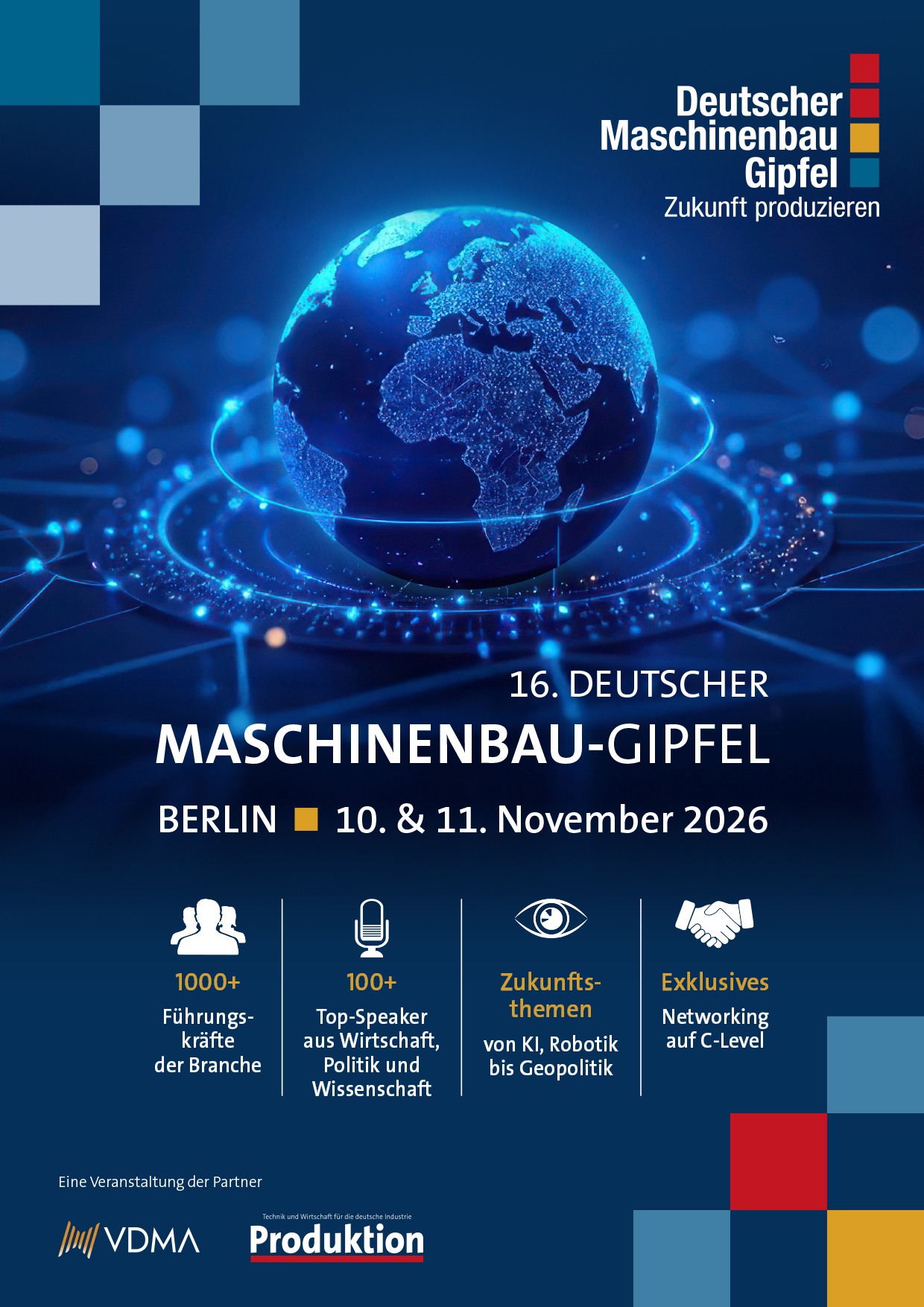 Coversheet der Agenda | Deutscher Maschinenbau-Gipfel